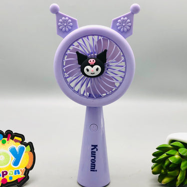 Rechargeable Mini Kuromi Themed Three Speed Fan